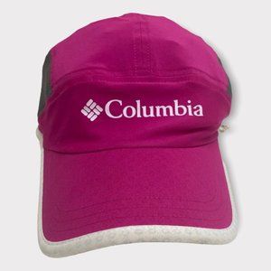 Columbia Pink Gray Mesh Sides Casual Outdoor Womens Headwear Hat Size OS